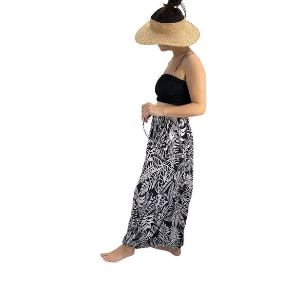 Apau ~ Gender Fluid Alladin Gypsy Shibori Tie Dyed Rayon Pants - Picture 11 of 15